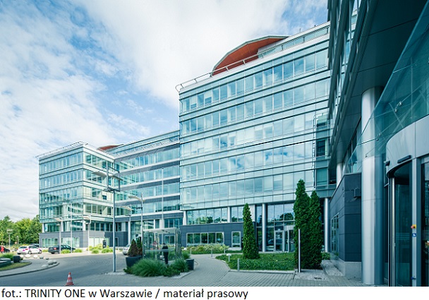 GRUPA LUX MED wynajęła ponad 3300 mkw. w biurowej nieruchomości inwestycyjnej TRINITY ONE w Warszawie
