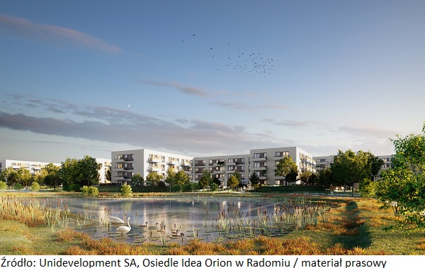 Rozpoczyna się sprzedaż nowego etapu osiedla mieszkaniowego w Radomiu od Unidevelopment SA