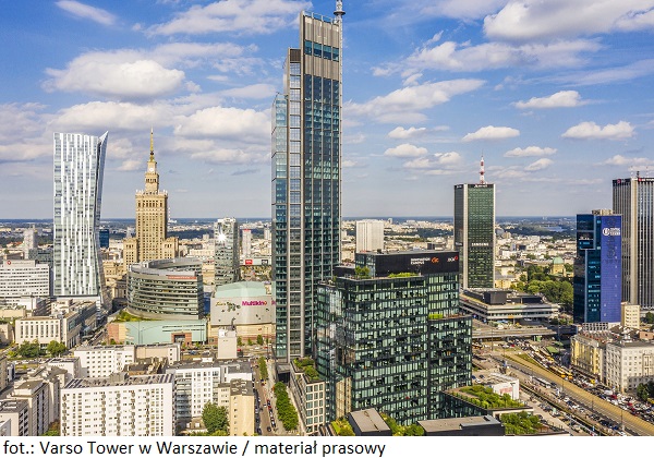 Nieruchomość inwestycyjna Varso Tower w Warszawie pozyskała nowego biurowego najemcę – AFI Europe Poland