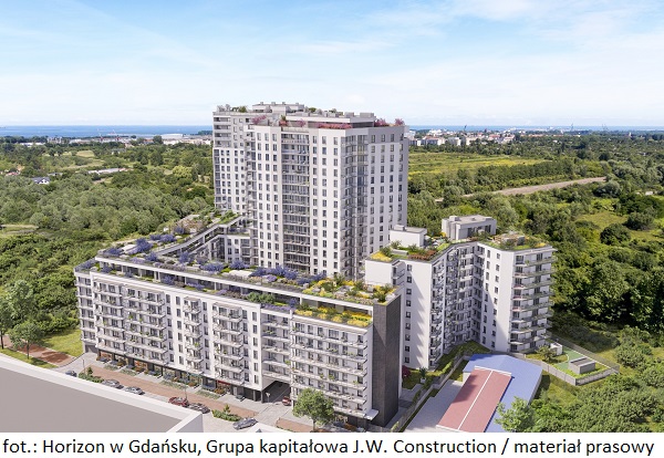 Trwa sprzedaż mieszkań w ramach ostatniego etapu Osiedla Horizon w Gdańsku