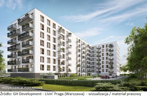 GH Development - Livin' Praga - wizualizacja