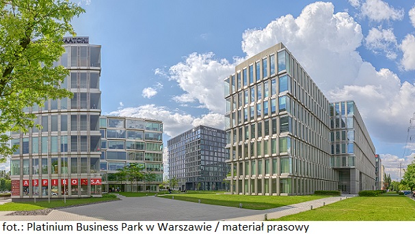 Firma Panasonic zostaje w biurowej nieruchomości inwestycyjnej Platinium Business Park