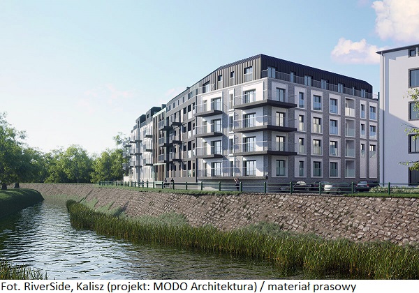 Apartamentowiec w Kaliszu zaprojektowany przez MODO Architektura już niedługo powita mieszkańców