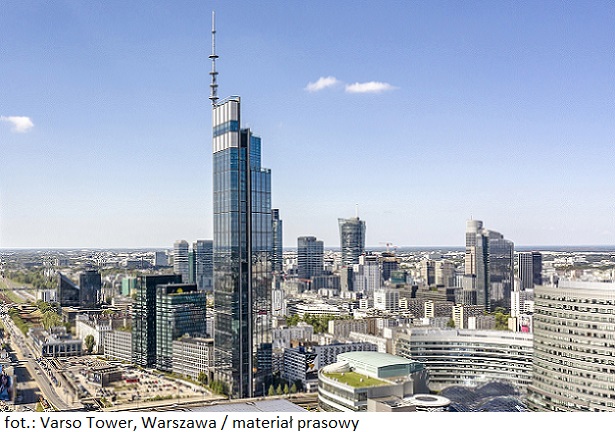 Firma Foster + Partners nowym najemcą nowoczesnej nieruchomości komercyjnej Varso Tower w Warszawie
