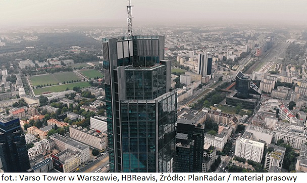 PlanRadar wsparł budowę nieruchomości inwestycyjnej Varso Tower w Warszawie
