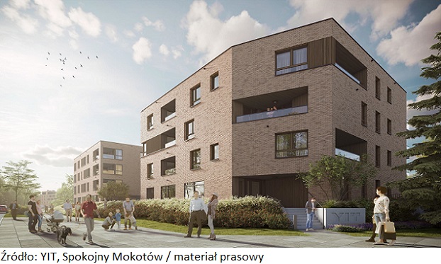 Rośnie nowa inwestycja mieszkaniowa YIT w Warszawie