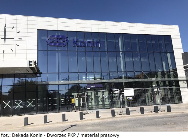 Nowoczesny dworzec PKP w Dekadzie Konin został już otwarty
