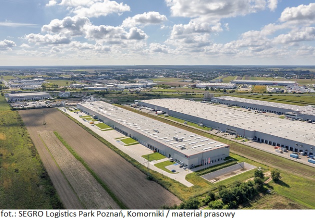 Nieruchomość inwestycyjna SEGRO Logistics Park Poznań, Komorniki z nowym najemcą IBP Instalfittings