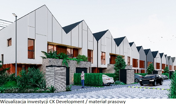 CK Development zrealizuje nieruchomość inwestycyjną obejmującą 122 nowe segmenty mieszkalne pod Warszawą