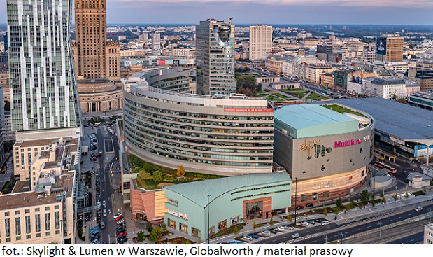 Nieruchomość inwestycyjna Lumen w Warszawie zatrzymuje na dłużej biurowego najemcę – Wyborowa Pernod Ricard