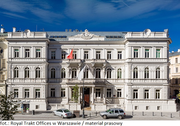 Colliers obejmuje w zarządzanie nieruchomość inwestycyjną Royal Trakt Offices w Warszawie