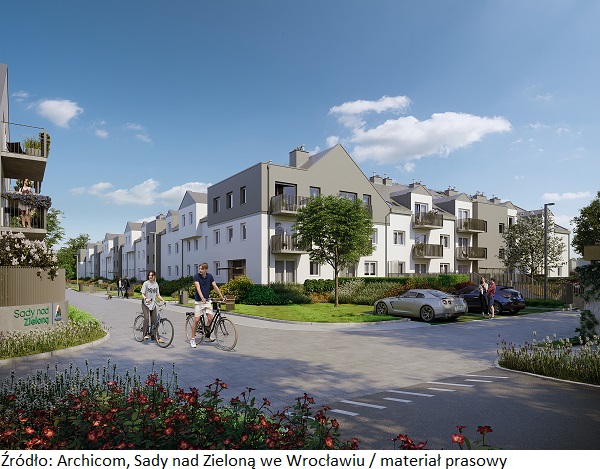 Deweloper Archicom rozwija inwestycję Sady nad Zieloną