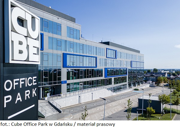 Firma Globalway z biurem w nieruchomości inwestycyjnej Cube Office Park w Gdańsku