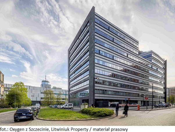 Firma Demant Business Services Sp. z o.o. ok. 1 700 mkw powierzchni biurowej klasy A w nieruchomości inwestycyjnej Oxygen w Szczecinie