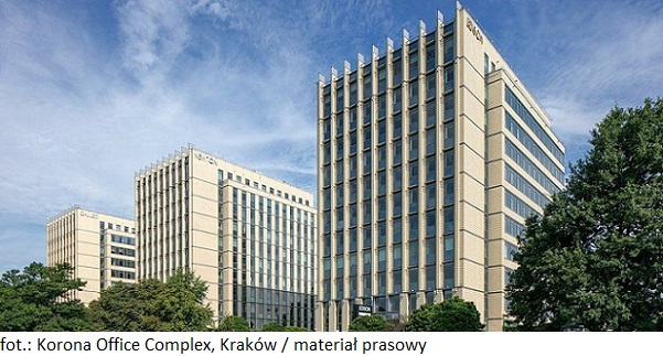 Nieruchomość komercyjna Korona Office Complex w Krakowie zyskuje nowego biurowego najemcę