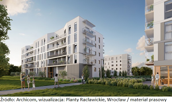Deweloper Archicom kończy ostatni etap inwestycji Planty Racławickie we Wrocławiu