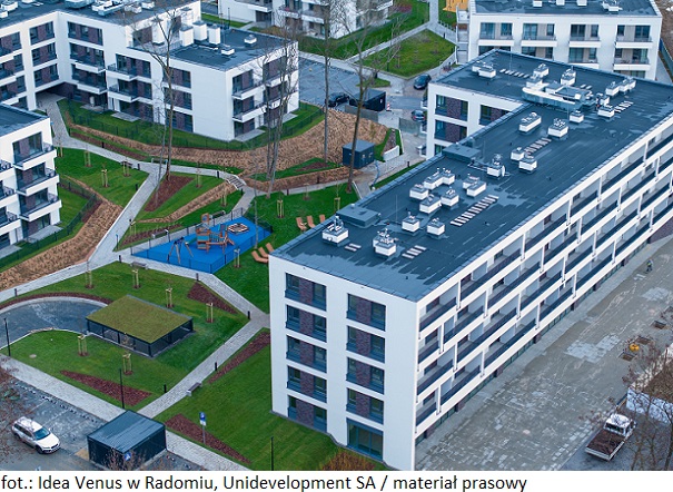 Unidevelopment ukończył kolejny etap mieszkaniowej nieruchomości inwestycyjnej Idea w Radomiu