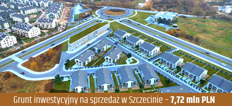 Grunt inwestycyjny na sprzedaż w Szczecinie – 7,72 mln PLN