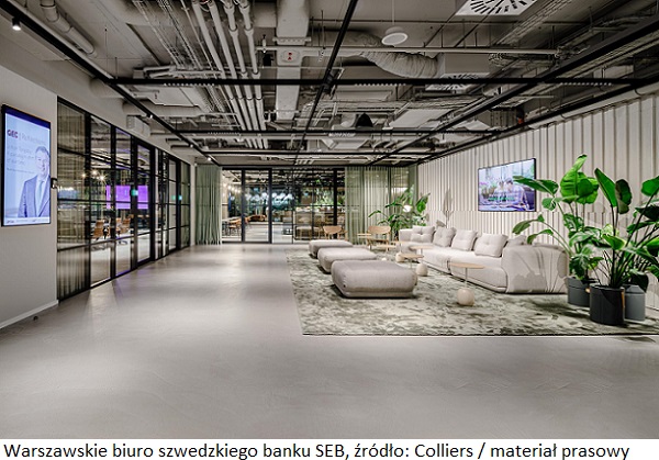 Biuro w Warszawie szwedzkiego banku SEB nagrodzone w Global Architecture