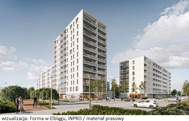 INPRO rusza ze sprzedażą mieszkań w ramach inwestycji Forma w Elblągu