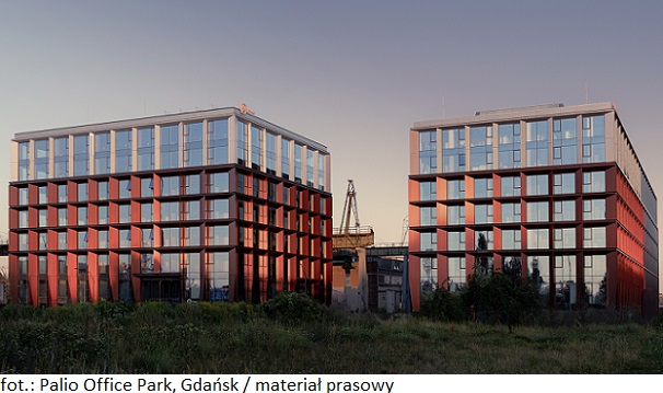 Spółka Baltic Hub Container Terminal w nieruchomości inwestycyjnej Palio Office Park B w Gdańsku