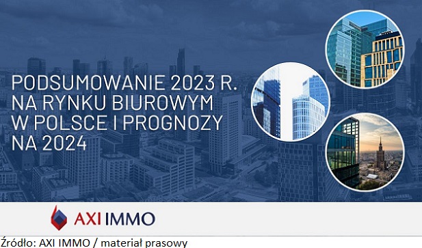 AXI IMMO podsumowuje 2023 r. na rynku biurowych nieruchomości inwestycyjnych
