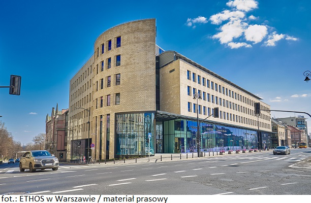 Firma Foodie City Warsaw wprowadza się do warszawskiej nieruchomości biurowej ETHOS