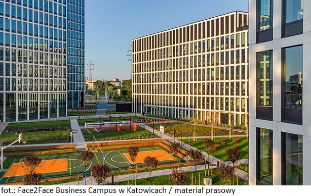 Biurowa nieruchomość inwestycyjna Face2Face Business Campus w Katowicach przyciągnęła  nowego najemcę