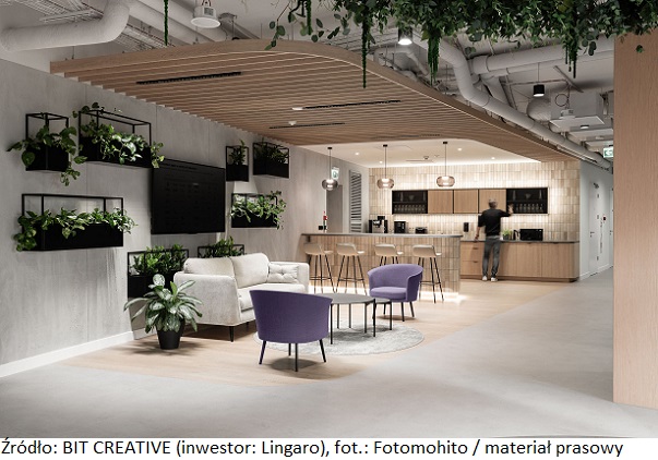 Projekt nowej siedziby Grupy Lingaro spod kreski BIT CREATIVE