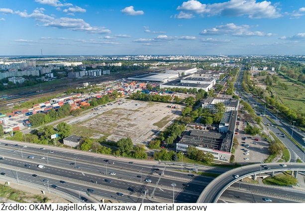 OKAM zawarł 5-letnią umowę najmu powierzchni na terenie działki przy ul. Jagiellońskiej 88 w Warszawie