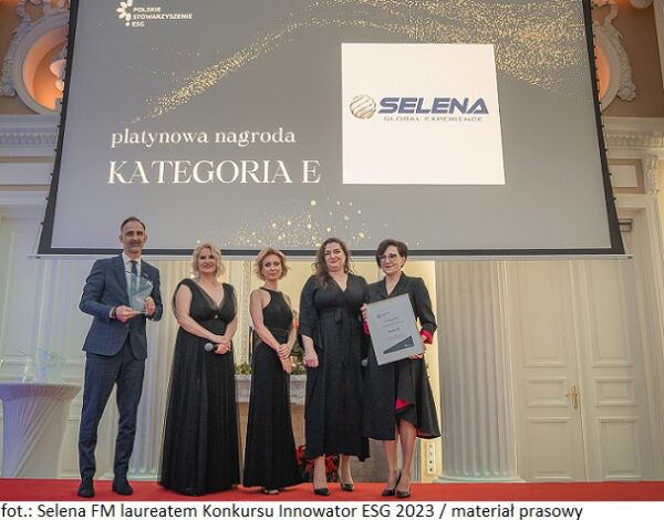 Selena FM laureatem Konkursu Innowator ESG 2023
