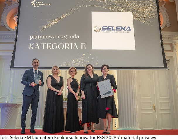 Firma Selena FM laureatem Konkursu Innowator ESG 2023