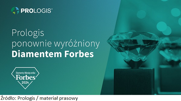 Drugi rok z rzędu polski oddział Prologis „Diamentem Forbes 2024″