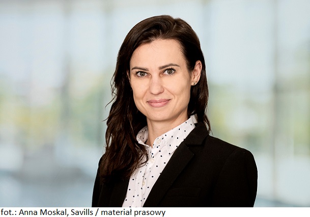 Ekspertka związana z rynkiem nieruchomości komercyjnych Anna Moskal dołącza do Savills