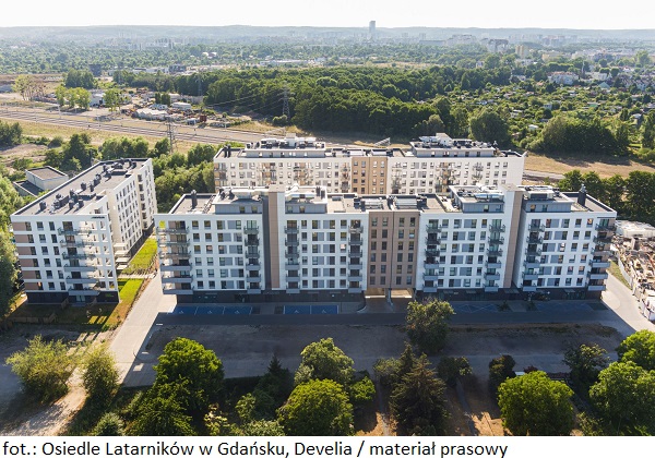 Deweloper Develia przekazuje mieszkania w III etapie Osiedla Latarników w Gdańsku