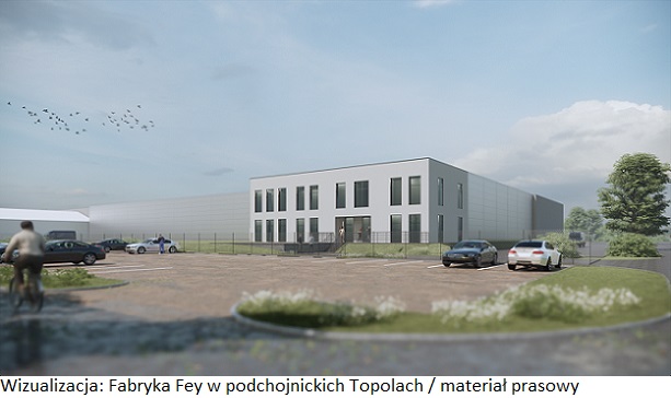 WPIP Construction powiększa fabrykę Fey o halę produkcyjną i nieruchomość biurową