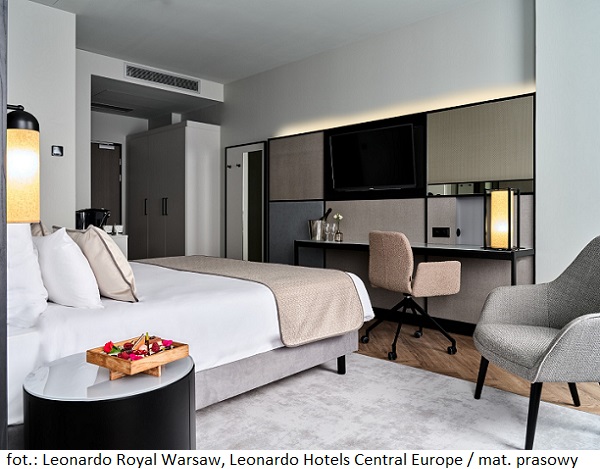184 nowe pokoje hotelowe w nieruchomości inwestycyjnej Leonardo Royal Warsaw