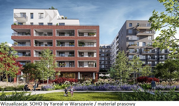 Yareal kontynuuje sprzedaż mieszkań w ramach warszawskiej inwestycji SOHO by Yareal