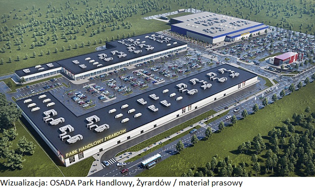 Nieruchomość komercyjna OSADA Park Handlowy największą nieruchomością w Żyrardowie
