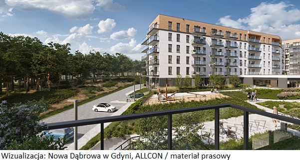 ALLCON rozpoczął sprzedaż nowych mieszkań w ramach inwestycji Nowa Dąbrowa w Gdyni