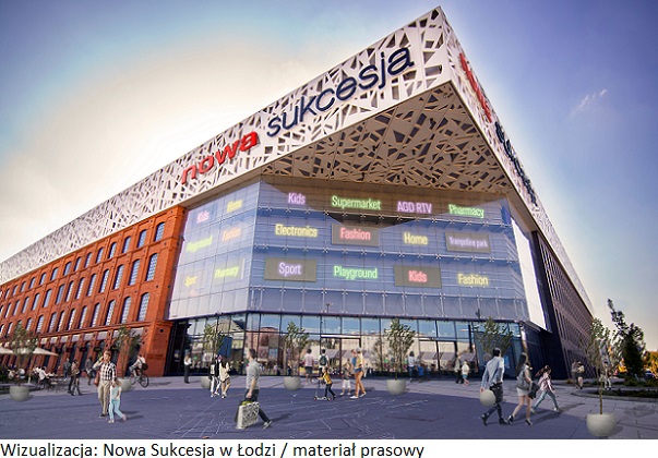 Do rewitalizowanego centrum handlowego Nowej Sukcesji w Łodzi wprowadzi się nowy najemca