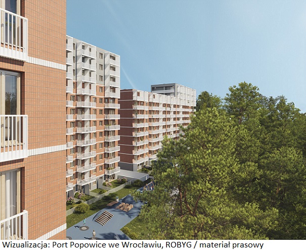 ROBYG z nowym etapem wrocławskiej nieruchomości inwestycyjnej Port Popowice