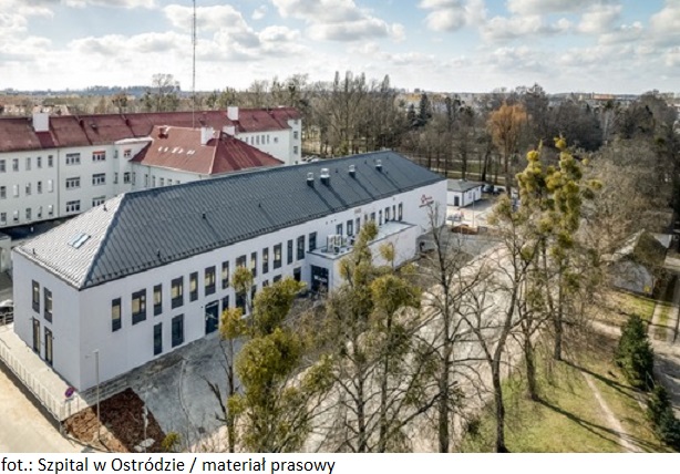 Rozbudowa szpitala w Ostródzie - nowe modułowe skrzydło oddane do użytku