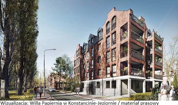 Ekskluzywna inwestycja Willa Papiernia powstaje w Konstancinie-Jeziornie