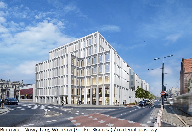 Firma Spyrosoft wynajmuje powierzchnię biurową w nieruchomości inwestycyjnej we Wrocławiu