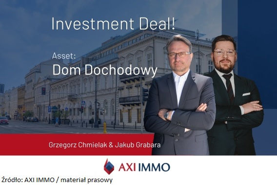 AXI IMMO pośredniczy w sprzedaży Domu Dochodowego w Warszawie