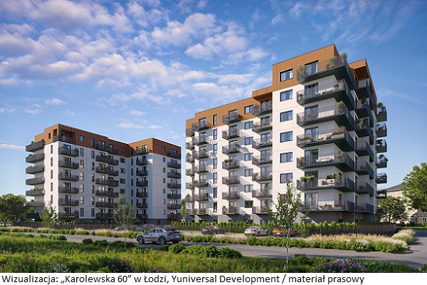 Yuniversal Development kończy realizację nieruchomości inwestycyjnej „Karolewska 60” w Łodzi