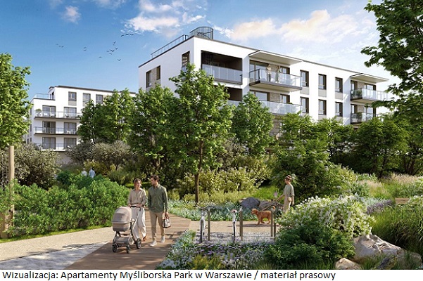 Dom Development wprowadza do sprzedaży Apartamenty Myśliborska Park w Warszawie