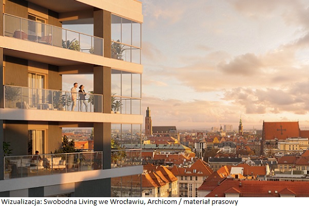 Archicom rozpoczyna sprzedaż mieszkań w ramach inwestycji Swobodna Living we Wrocławiu