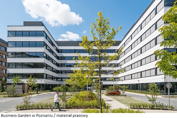 Grupa Enea wynajmuje 11,7 tys. m² powierzchni w nieruchomości inwestycyjnej Business Garden w Poznaniu